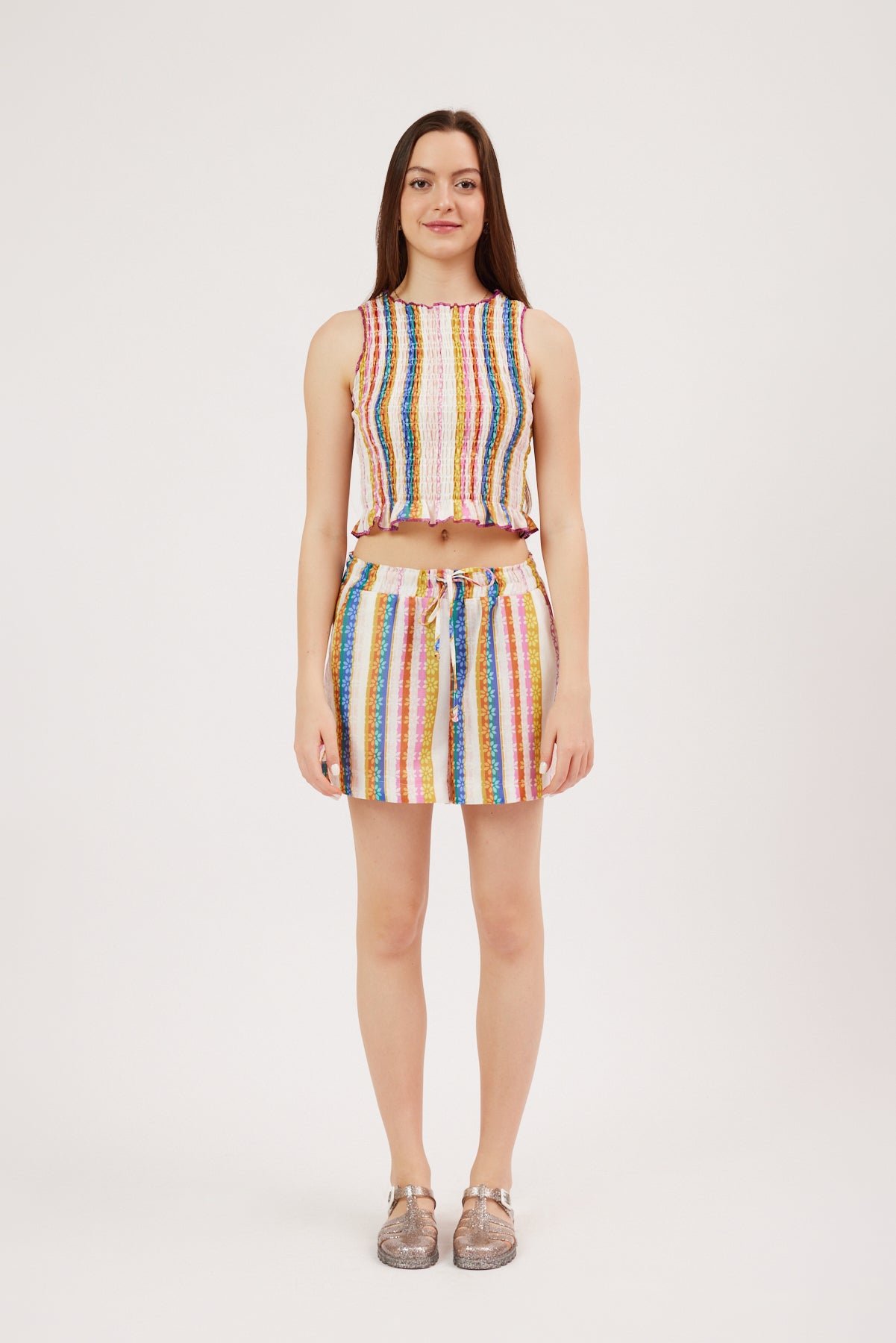 Elastik Crop Top