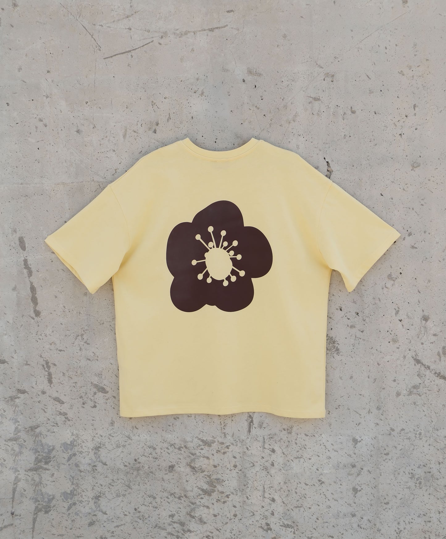 Bloomwalk Yellow-Brown Oversize Tişört