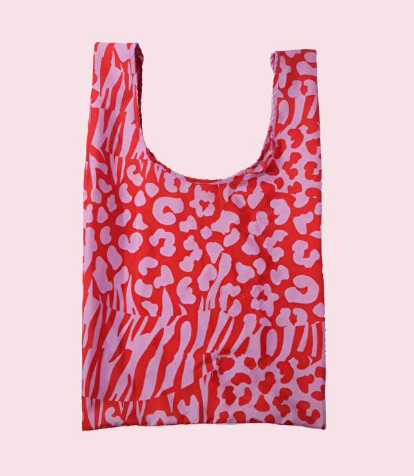 Shoppıng bag red
