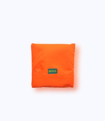 Shoppıng bag luster orange